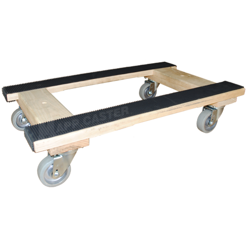 18" x 30" Furniture Dolly with 3-1/2" Rubber on Aluminum Wheels - Part# B183035RAL