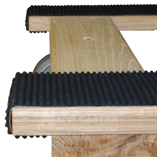 Heavy Duty 18" x 30" Furniture Dolly with 4" Rubber on Aluminum Wheels