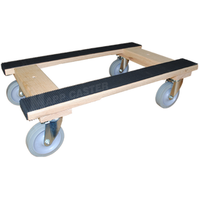 B18305MIR - 18" x 30" Furniture Dolly with 5" TPR Rubber Wheels