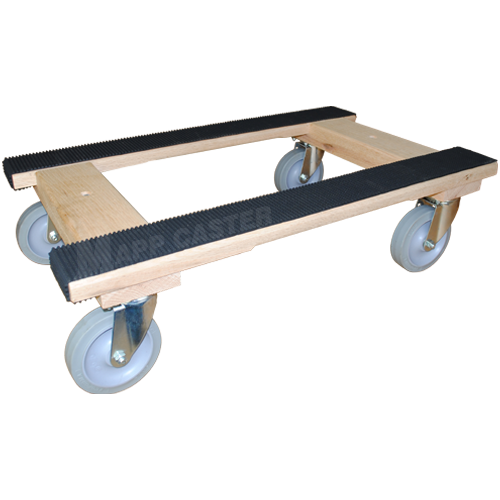 B18305MIR - 18" x 30" Furniture Dolly with 5" TPR Rubber Wheels
