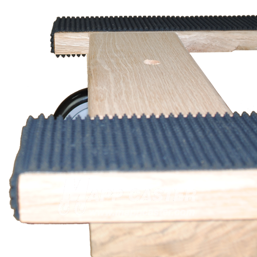 18" x 30" H-Dolly with 5" Polyurethane Wheel Casters - 1,000 Lbs Capacity