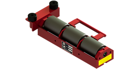 BEAM ROLLER SKATE WITH FIXED GUIDE ROLLER SYSTEM - HBR3-CAM