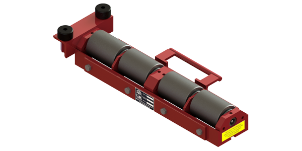 BEAM ROLLER SKATE WITH FIXED GUIDE ROLLER SYSTEM - HBR-4-CAM