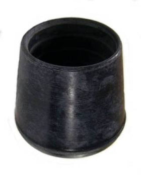 1" rubber tip for legs, canes, equipment, etc.