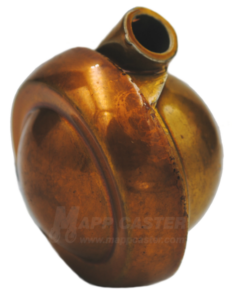 Bright Brass Ball Caster for Furniture & Antiques, 1-1/2" 
