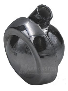 Bright Chrome Ball Caster for Furniture & Antiques, 1-1/2" 