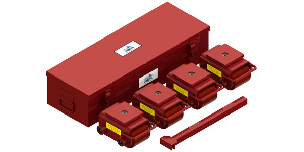 Hevi-Haul Compact Skate Kit HCS-20K-P | 10 Ton Capacity - Polyurethane Rollers