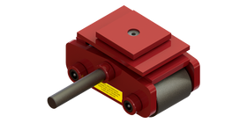 Hevi-Haul Compact Swivel Skate HCS-25 | 12.5 Ton Capacity - Steel Rollers