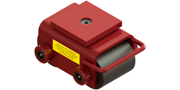 Hevi-Haul Compact Swivel Skate HCS-3 | 1.5 Ton Capacity - Steel Rollers