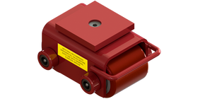 Hevi-Haul Compact Swivel Skate HCS-5-P | 2.5 Ton Capacity - Polyurethane Rollers