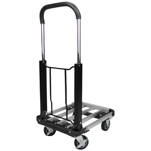 18" x 30" Aluminum Telescoping Platform Truck - 300 Lbs Capacity