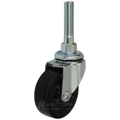 3" x 1" Chick-Fil-A Henny Penny Fryer replacement High Temp Nylon Wheel Stem Caster - 200 Lbs Capacity