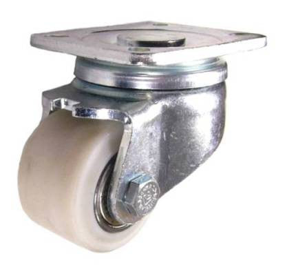 65mm x 40mm (2.55" x 1.57") Nylon Wheel Swivel Caster - 1433 Lbs Capacity