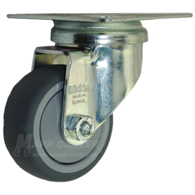 50mm Thermoplastic Rubber Wheel Swivel Caster - Part #ELPA-TPA-50K-FK