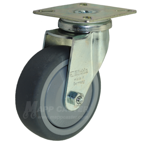 75mmThermoplastic Rubber Wheel Swivel Caster - Part #:ELPA-TPA 75K-FK