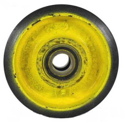 6" x 2" Polyurethane on Iron Concrete Saw Wheel with 1" I.D. Sealed Ball Bearings