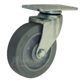 3"x1" Thermoplastic Wheel Swivel Caster with Top Plate - Part #:G1.03056.441