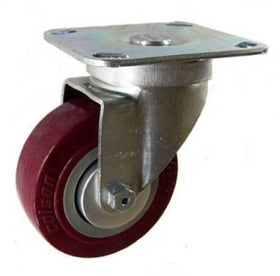 4" x 1-1/2" Polyurethane Wheel Swivel Caster - 400 Lbs Capacity