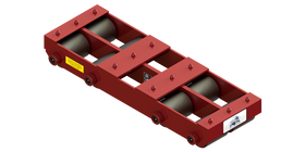 Long Straight Line Skate HHD-15 | 10 Ton Capacity - Steel Rollers