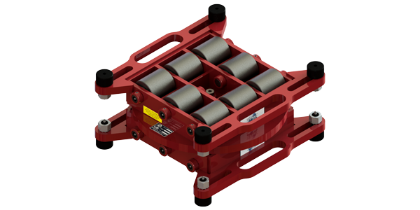 Structural Moving Skate HHM-50 | 50 Ton Capacity - Steel Rollers