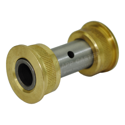 High Temperature Flanged Brass bushings for 1-1/2 inch wide caster wheels,