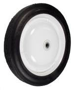 12" x 1-3/4" Flat Free Wheel with Ball Bearings & 2-1/4" Centered Hub - 150 Lbs Capacity