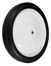 14" x 1-3/4" Flat Free Wheel with Ball Bearings & 2-1/8" Centered Hub - 150 Lbs Capacity