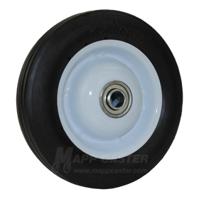 6" x 1-1/2" Flat Free Wheel on Steel Hub - Part # J615R