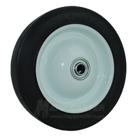 7" x 1-1/2" Flat Free Wheel on Steel Hub - Part # J715R