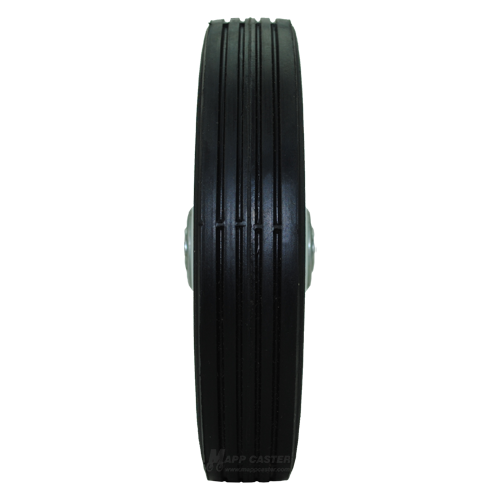 7" x 1-1/2" Flat Free Wheel on Steel Hub Tread View - Part # J715R