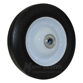 8" x 1-3/4" Flat Free Wheel on Steel Hub - Part # J87558HD