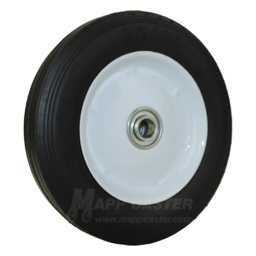 8" x 1-3/4" Flat Free Wheel on Steel Hub - Part # J87558OFHD