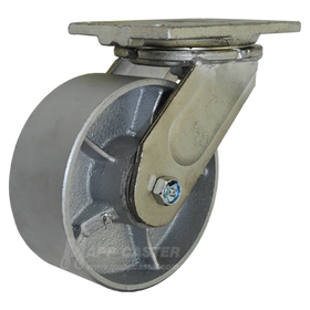 6" Heavy Duty Casters | 6" x 2-1/2" Steel Wheel Swivel Caster - 6HSSTL