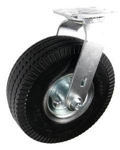 10" x 3" Ever-Roll (Flat Free) Swivel Caster - 280 Lbs Capacity