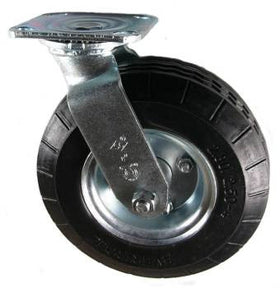 8" x 2-3/4" Ever-Roll (Flat Free) Swivel Caster - 250 Lbs Capacity