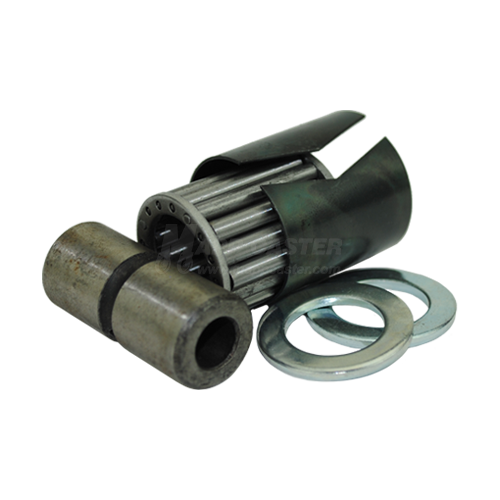 3/8" ID High Temp Roller Bearing Kit with Short Spanner for 1-1/2" Wide Caster Wheels - 600˚F