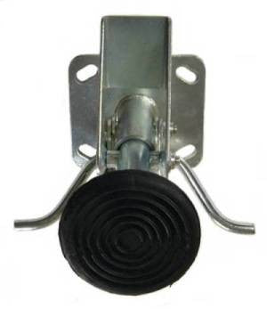 Floor Lock for 8" x 2" Wheel Casters Bottom View - Part # LFL800