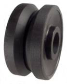 4" x 2" Nylon V-Groove Wheel - 800 Lbs Capacity