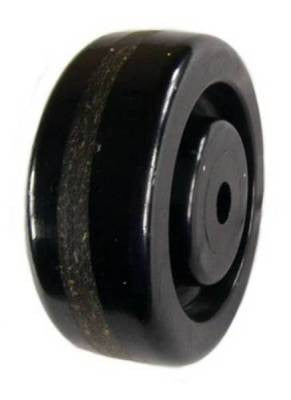 4" x 1-1/2" Phenolic Wheel with 1/2" Plain Bore - 600 Lbs Capacity