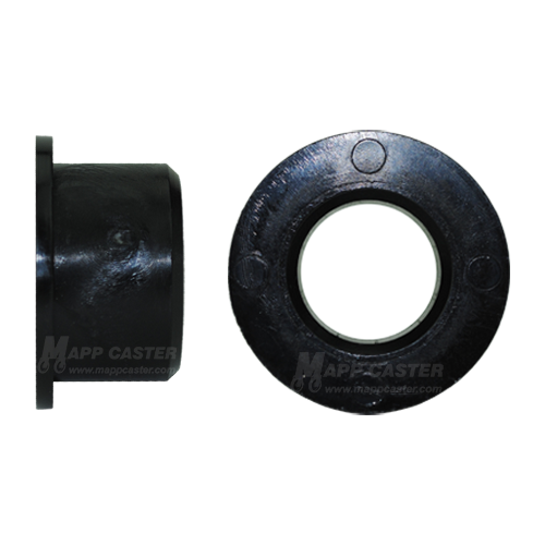 3/4" ID Flanged Delrin Bearing for 1-1/2" or 2" Wide Wheels - 180˚F