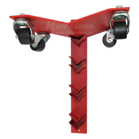 Wall Mounted Auto Dolly Rack for 4 Dollies