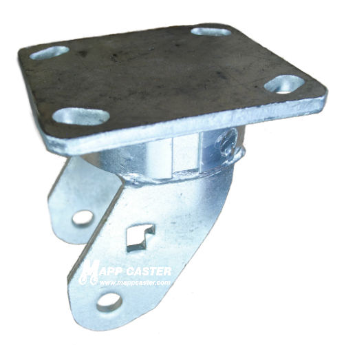 5" x 2" Kingpinelss Swivel Caster Rig with 4" x 4-1/2" Top Plate - Part # P5105200001
