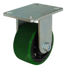 6" x 3" EX Polyurethane on Iron Wheel Rigid Caster - Part # P7006301602-EX