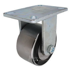 6" x 3" Forged Steel Wheel Rigid Caster - Part # P7006301202