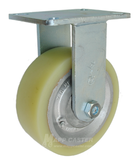 8" x 3" HD Polyurethane on Iron Wheel Rigid Caster - Part # P7008308692
