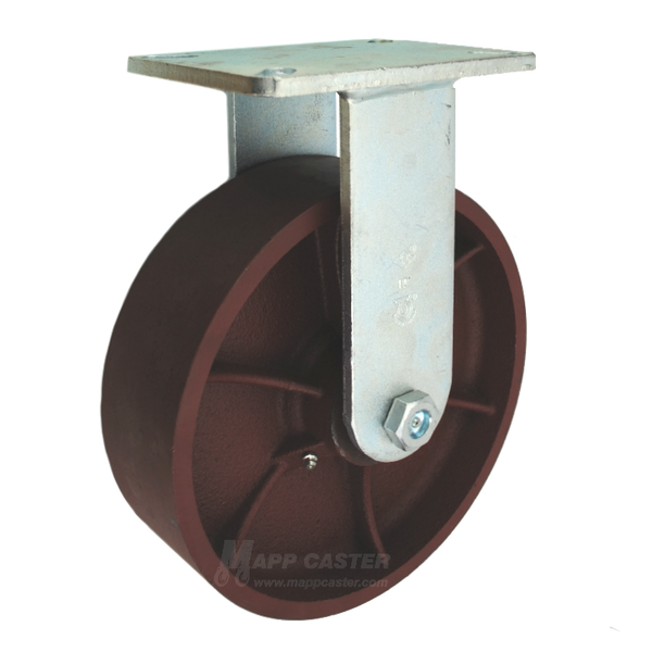 10" x 3" Ductile Steel Wheel Rigid Caster - Part# P7010301172