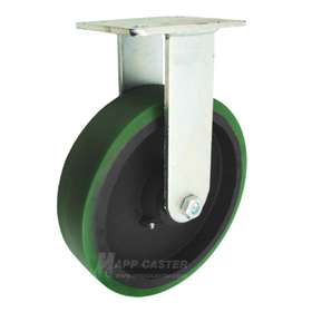 P7012301602 - 12" x 3" EX Polyurethane on Iron Wheel Rigid Caster