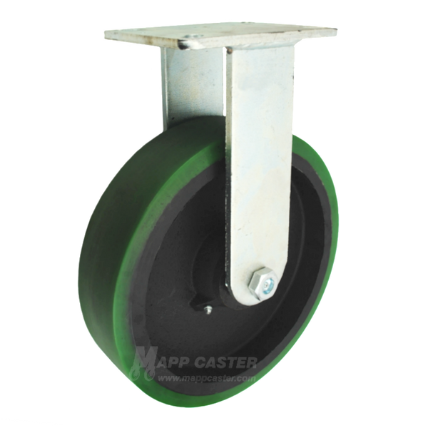 P7012301602 - 12" x 3" EX Polyurethane on Iron Wheel Rigid Caster