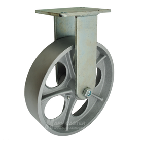 12" x 3" Cast Iron Wheel Rigid Caster - Part # P7012301STL2