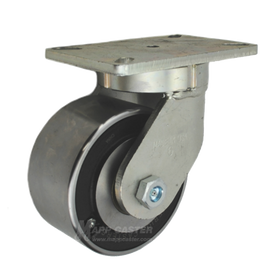 6" x 3" Forged Steel Wheel Swivel Caster - Part # P7106301201